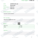 Test Report #59545 for retatrutide hkroids.com